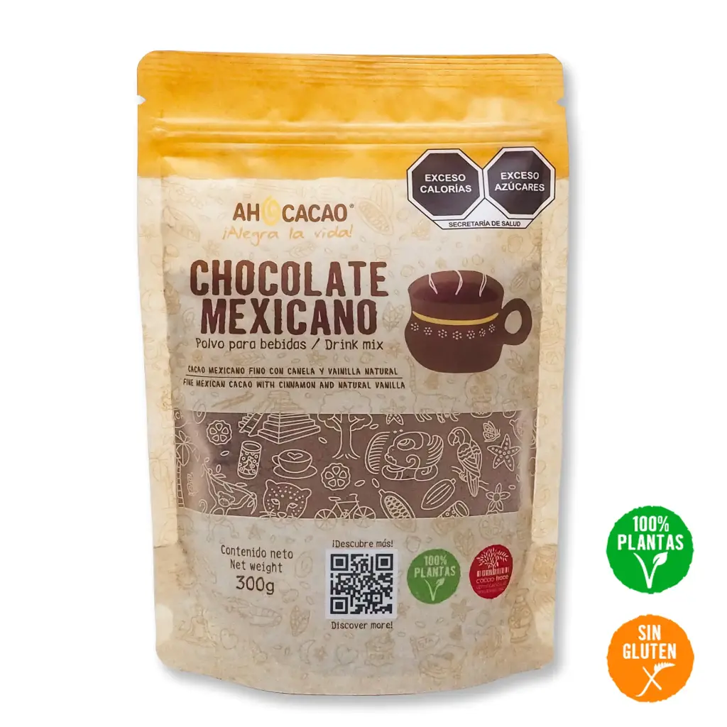Chocolate Mexicano - Polvo para bebidas, bolsa 300g