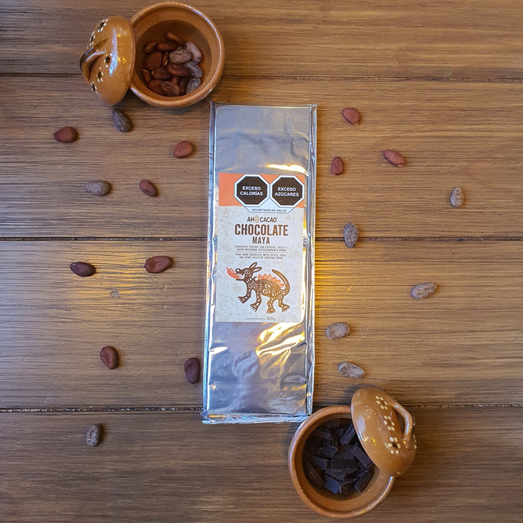 Chocolate maya, barra 300g